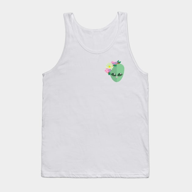 Adorable Alien Tank Top by KodiakMilly